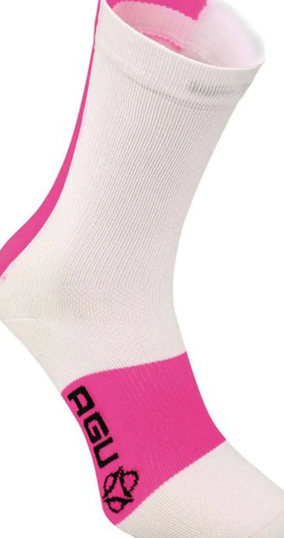 AGU Linea Summer Fietssok Wit/Roze