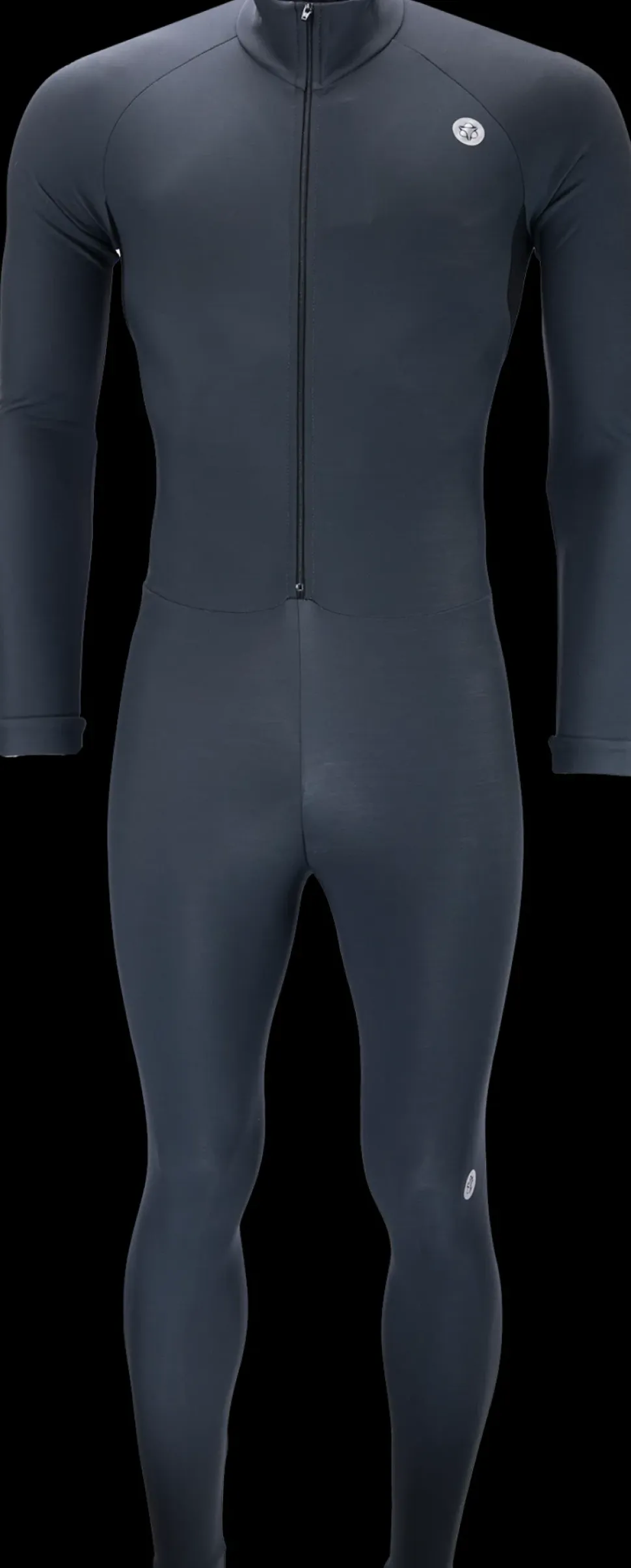 AGU marathon thermo schaatspak dames dark grey/black