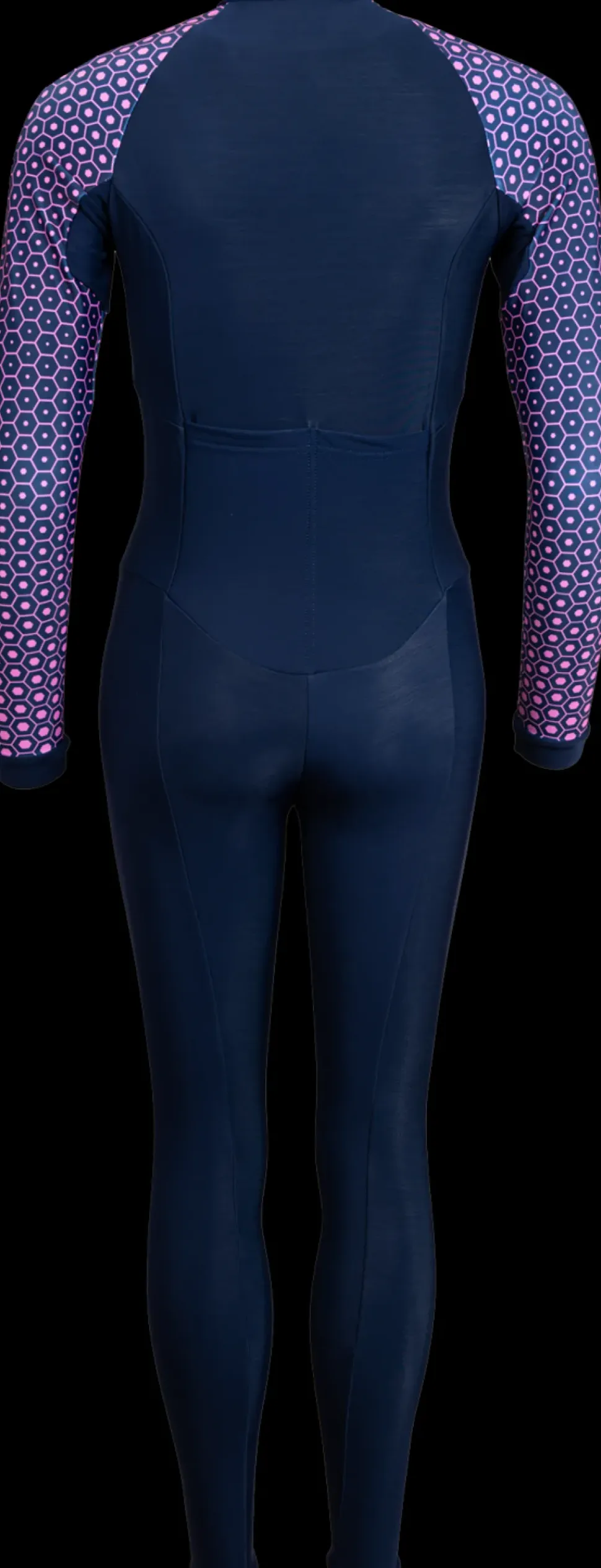 AGU Thermo marathonpak dames marine arm print roze