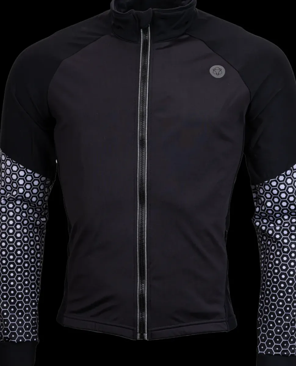 AGU Thermo schaatsjack zwart/wit