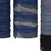 Avento colsjaal set van 3 stuks zwart/blauw