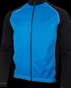 Avento schaatsjack windstopper zwart/blauw