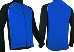 Avento schaatsjack windstopper zwart/blauw
