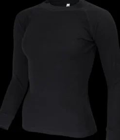 Avento Thermoshirt Dames Zwart 721 lange mouw