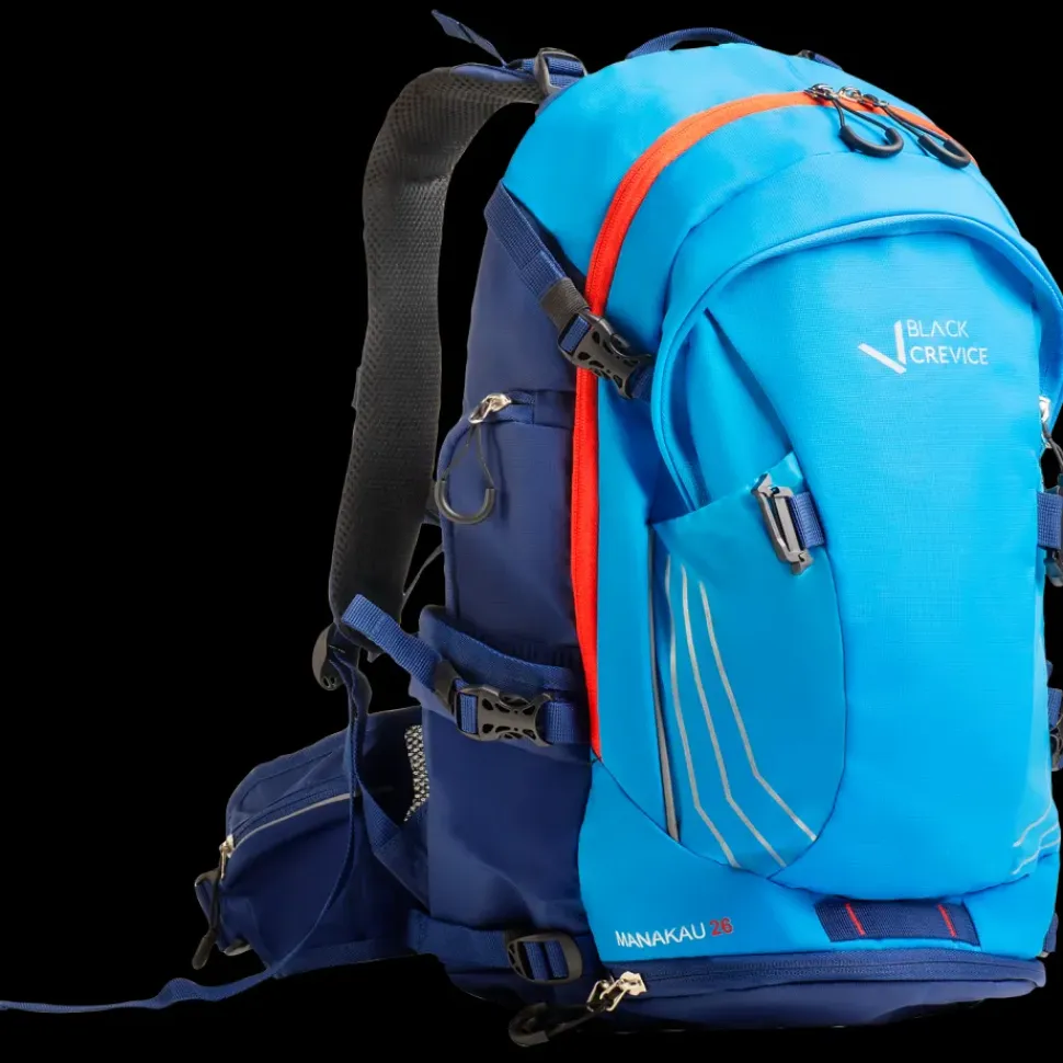 Black Crevise premium wandelrugzak blauw