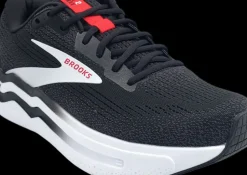 Brooks Ghost Max 2 black/white/fiery red