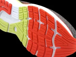 Brooks Ghost 16 [Wide 2E] black/ mandarin red/ green