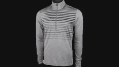 Brooks Men's Dash 1/2 zip [heather Oxford macro]