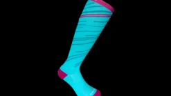 Brooks Unisex Fanatic Compression socks [turquoise/fuchsia]