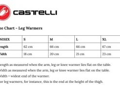 Castelli knie warmers
