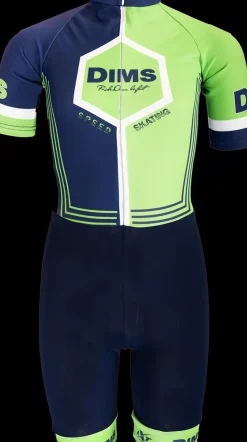 DMB speed skating groen/blauw