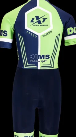 DMB speed skating groen/blauw