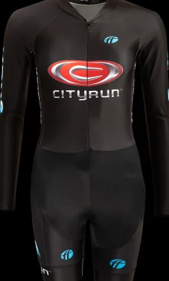 DoubleFF Cityrun zwart lange mouwen