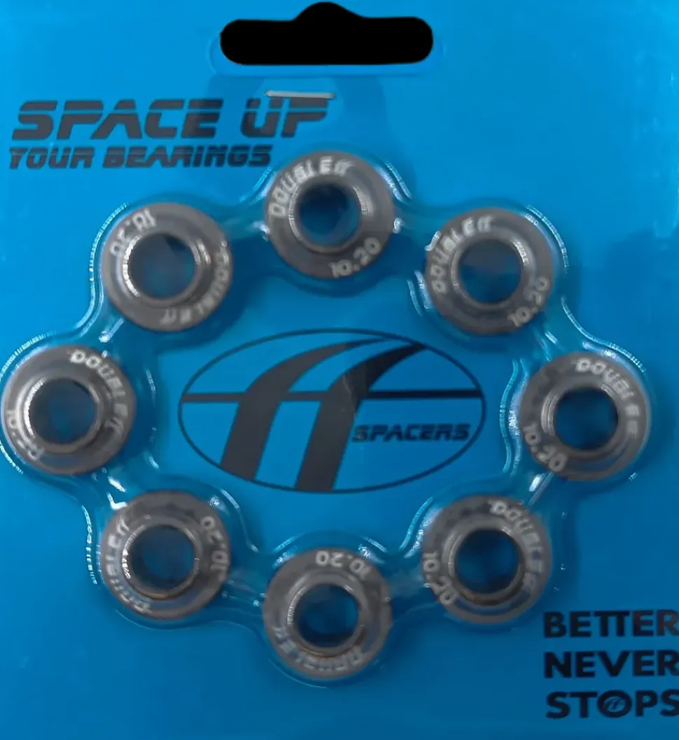 DoubleFF precisie spacers (set van 8 stuks)