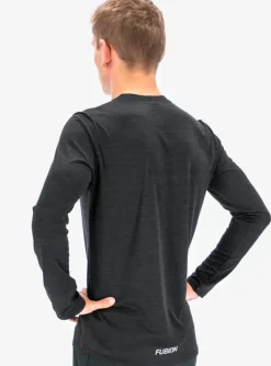 Fusion mens C3 long sleeve black