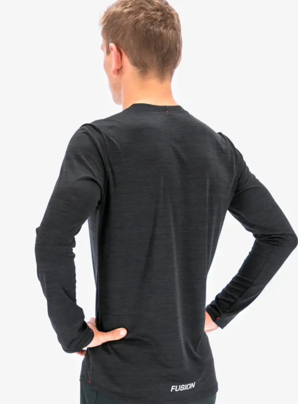Fusion mens C3 long sleeve black