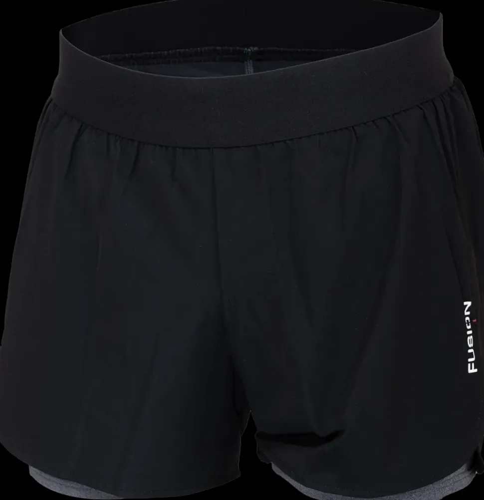 Fusion mens C3 run shorts black (uitlopend model)
