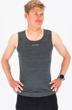 Fusion mens C3 singlet grey