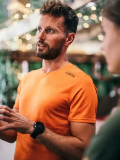 Fusion mens C3 t-shirt orange