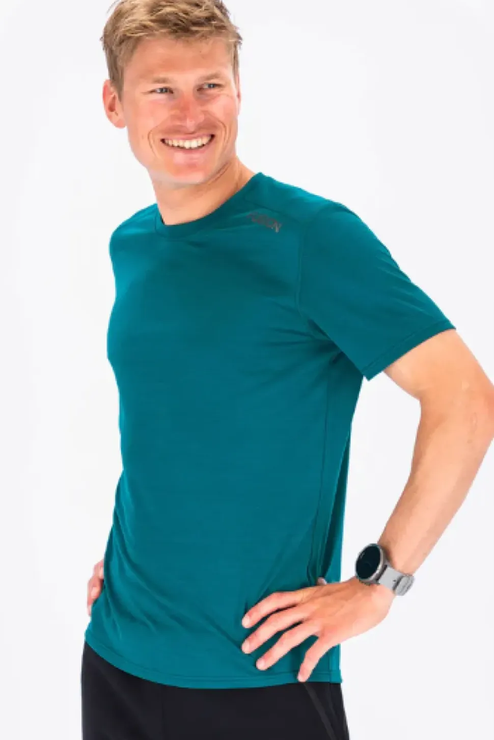 Fusion mens C3 t-shirt turquoise