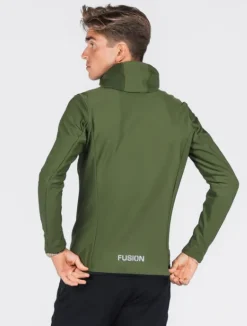 Fusion mens recharge hoodie green