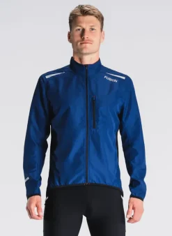 Fusion mens S1 run jacket night blue