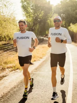 Fusion mens Tempo! t-shirt white brand