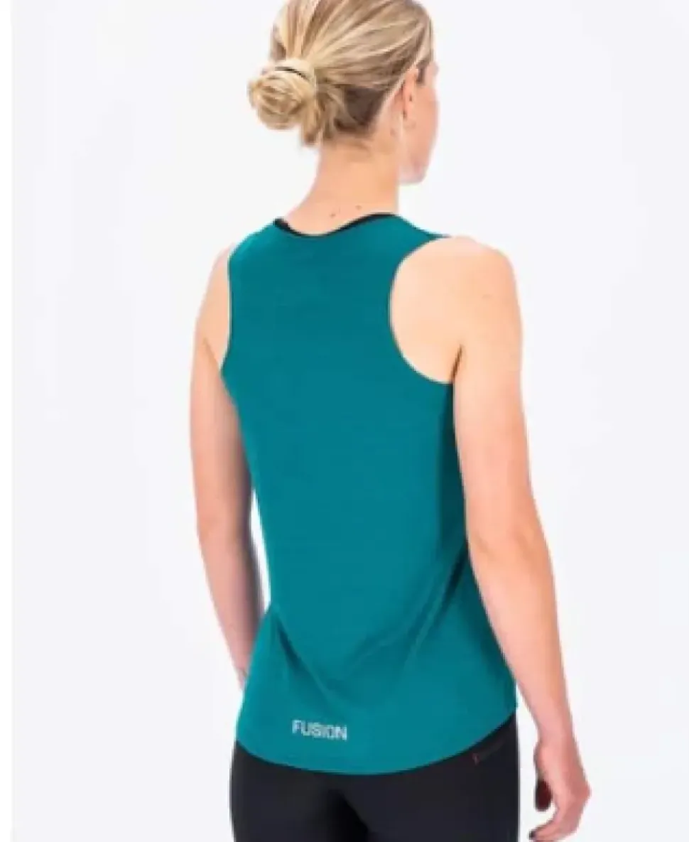 Fusion women C3 singlet turqoise