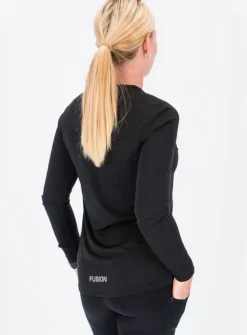 Fusion womens C3 long sleeve black