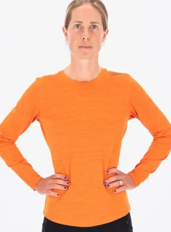 Fusion womens C3 long sleeve orange