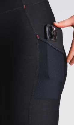 Fusion womens C3 short training tights black
