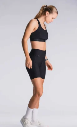 Fusion womens C3 short training tights black