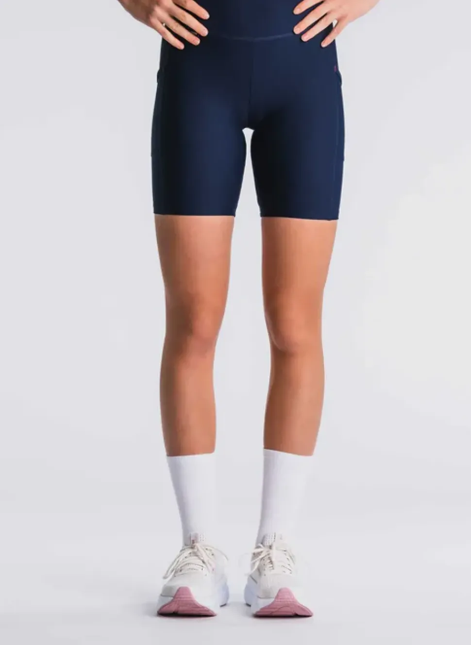 Fusion womens C3 short training tights night blue