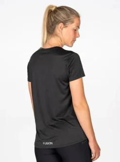 Fusion womens C3 t-shirt black
