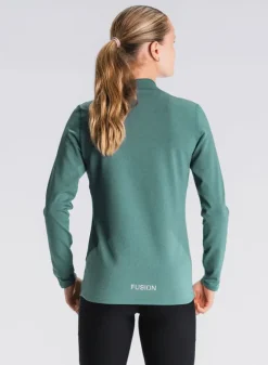 Fusion womens C3 zip neck green