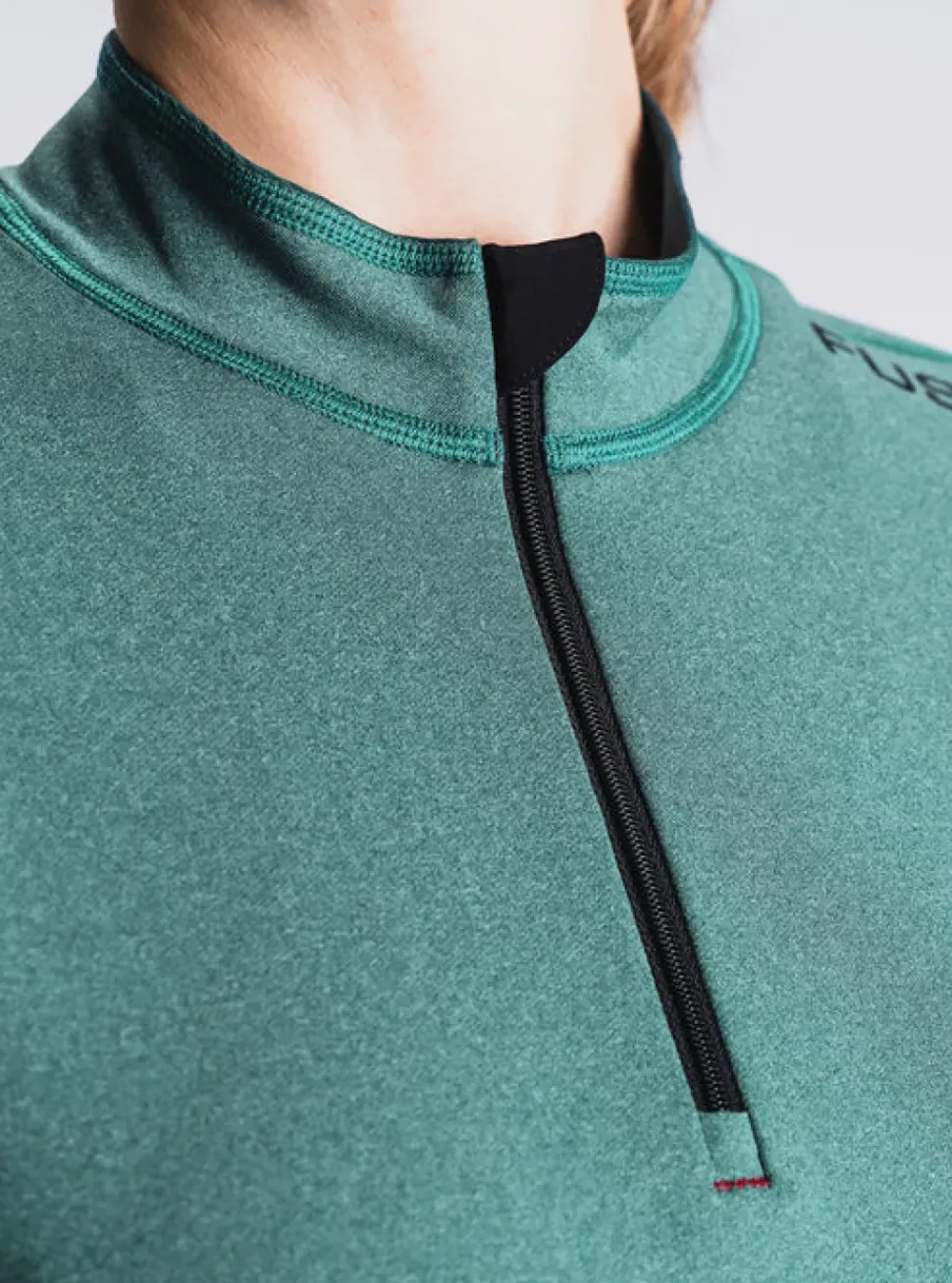Fusion womens C3 zip neck green