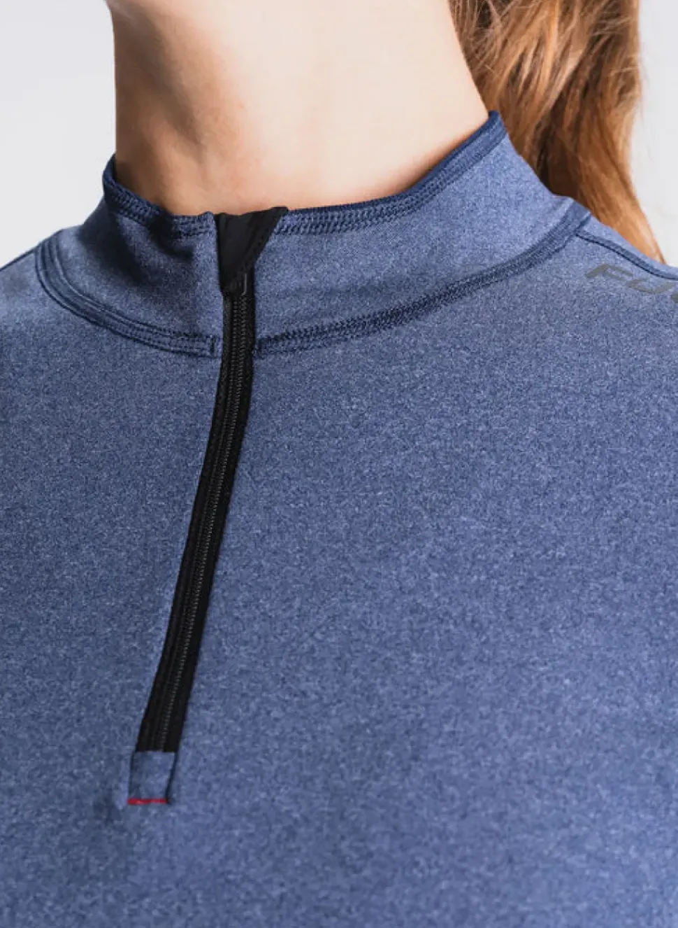Fusion womens C3 zip neck night blue