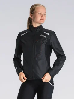 Fusion womens S1 run jacket black