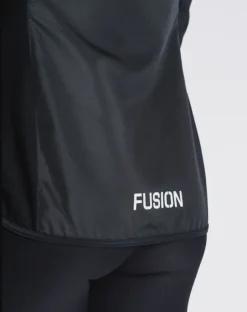 Fusion womens S1 run jacket black