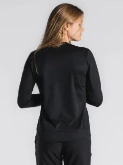 Fusion womens technical merino 150 black longsleeve