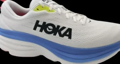 Hoka One One Bondi 8 blanc de blanc/virtual blue [wide 2E]