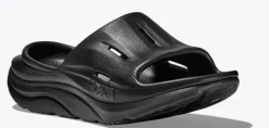 Hoka One One Uni Ora recovery slide 3 - herstel slippers - zwart