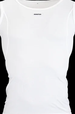 Hunter Mouwloos Mesh White Dames