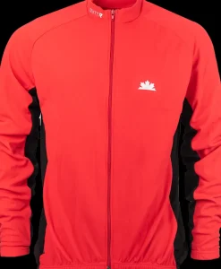 Hunter 2nd Layer Jack Fijn Rood/Zwart