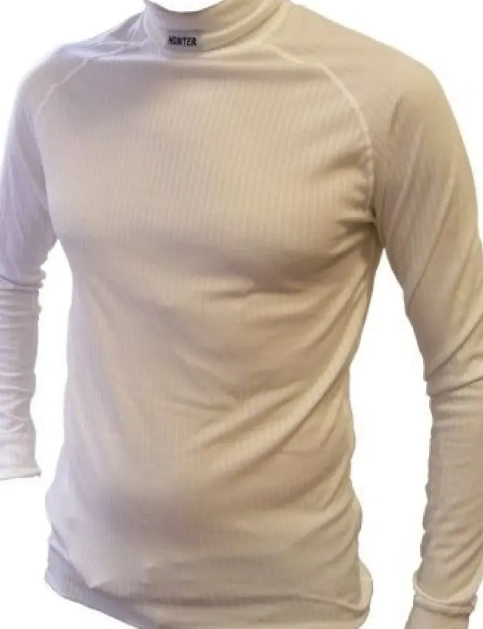 Hunter Shirt lange mouw col wit