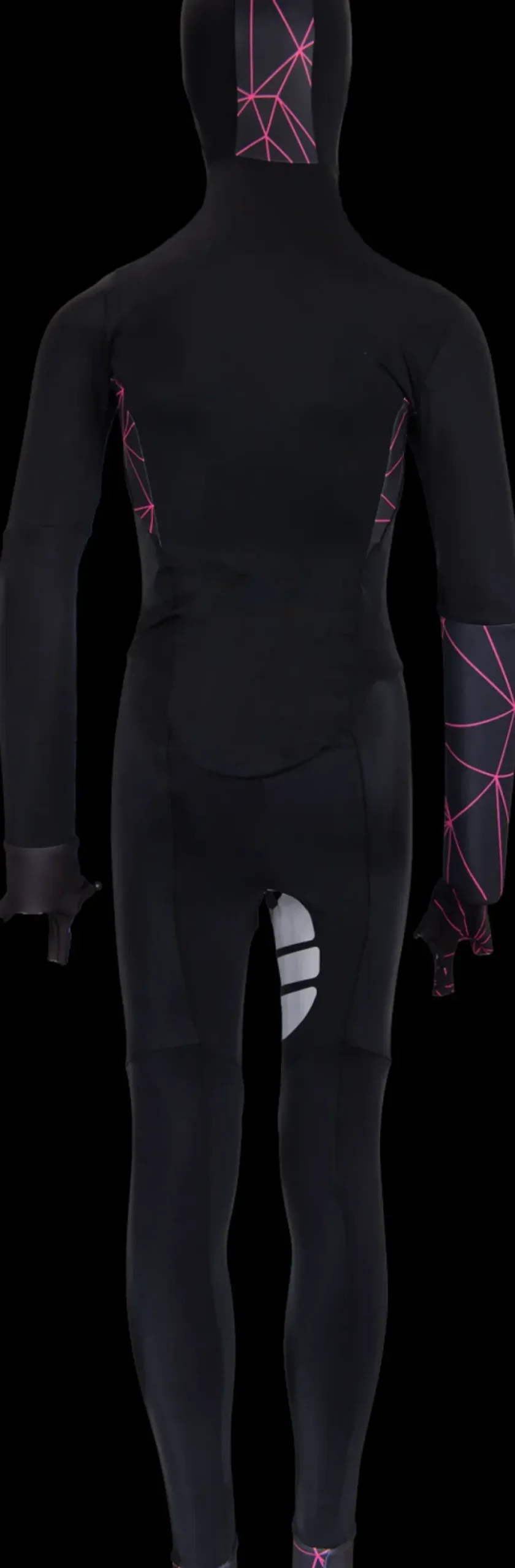 Hunter Speedsuit Lines Lycra Pink