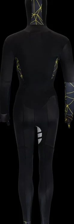 Hunter Speedsuit Lines Lycra Yellow