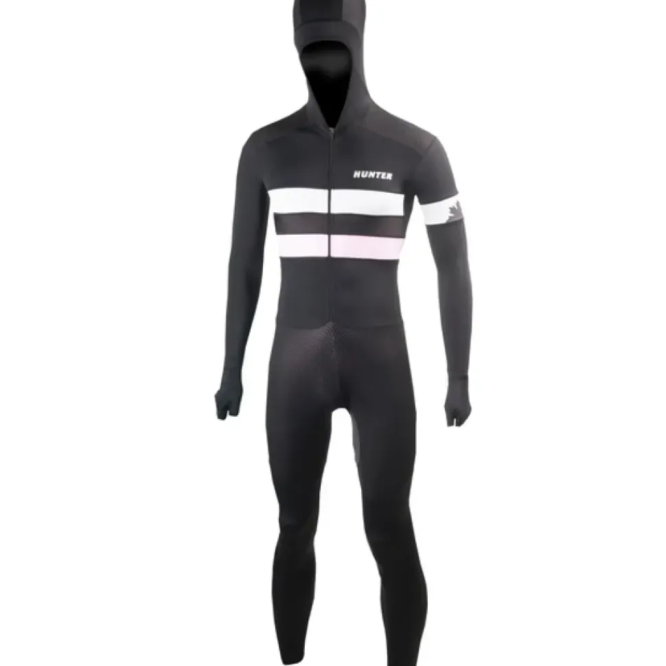 Hunter Speedsuit RTR lycra met cap Retro roze