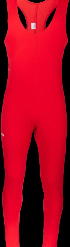 Hunter Thermo ritsbroek Rood met bretels