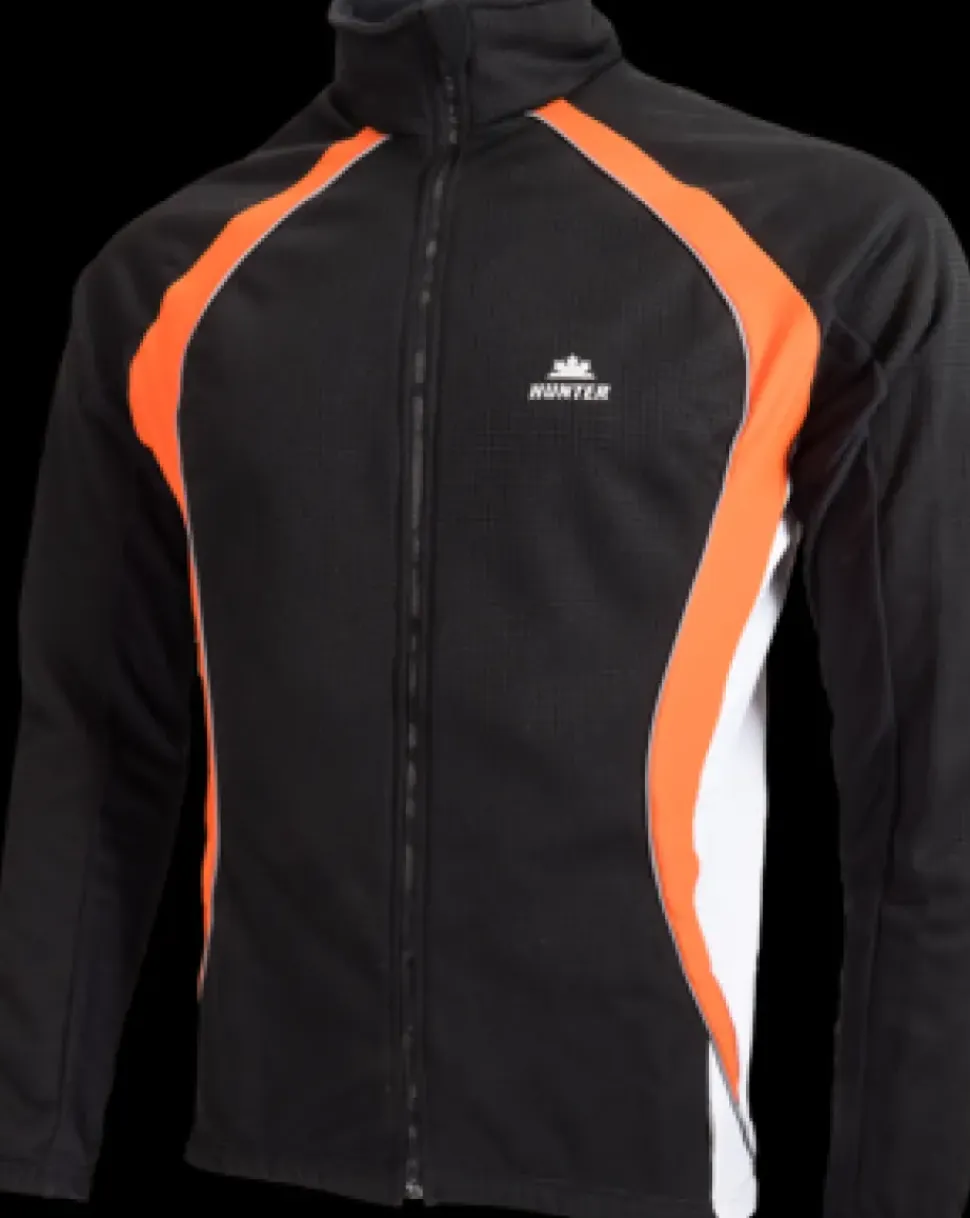 Hunter Windtex Jack Zwart/oranje grijs